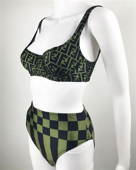 fendi swim sale|fendi high waisted bikini.